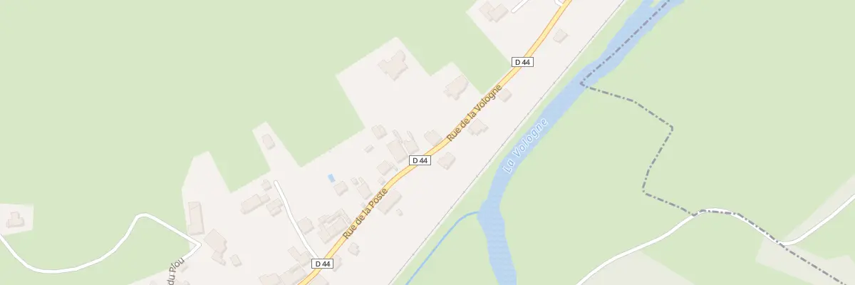Plan du 80 Rue de la Vologne à Lépanges-sur-Vologne
