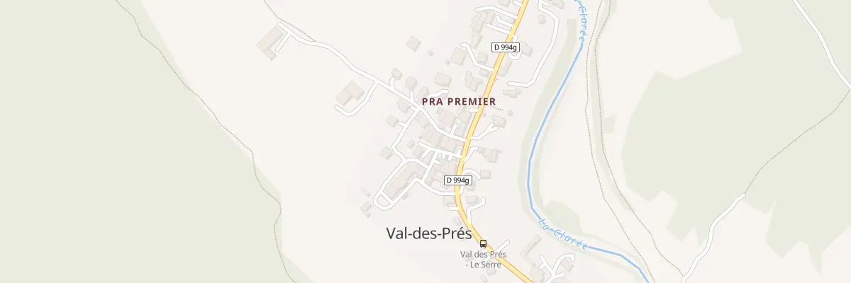 Plan du 5150 Pra Premier à Val-des-Prés