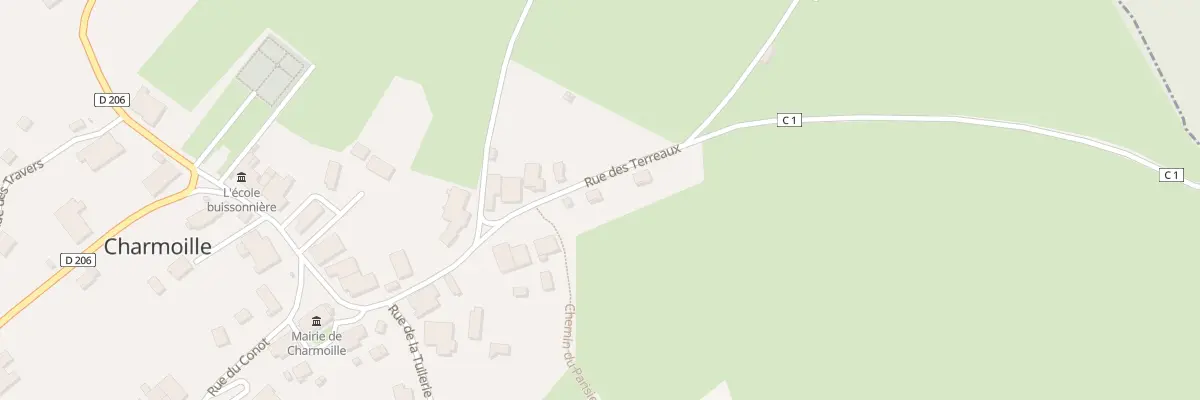 Plan du 26 Rue des Terreaux à Charmoille