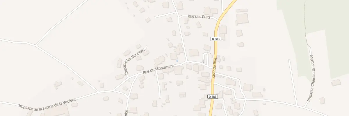 Plan du 8 Rue du Monument à Désandans