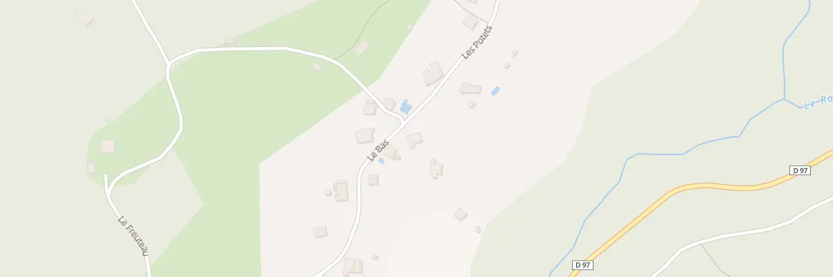Plan du 270 Le Bas à Fresse