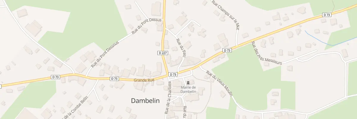 Plan du 1 Rue du Parc à Dambelin