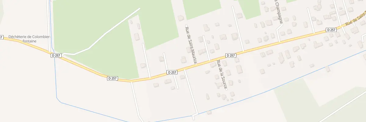 Plan du 70 Rue de Saint-Maurice à Colombier-Fontaine
