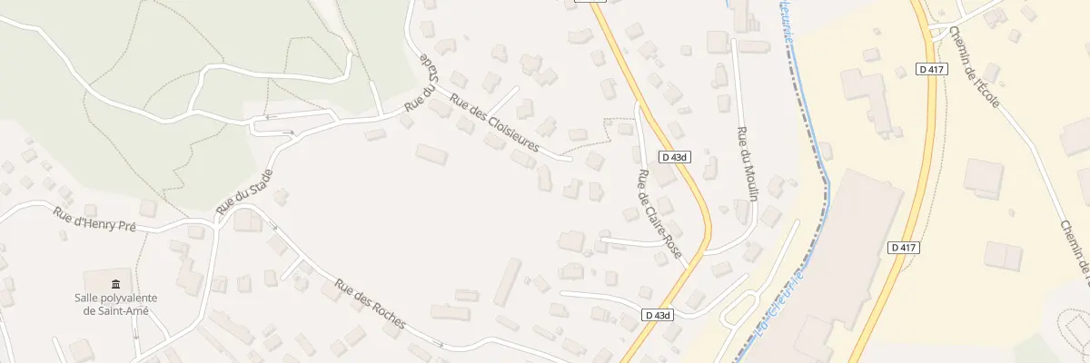 Plan du 5 Rue des Cloisieures à Saint-Amé