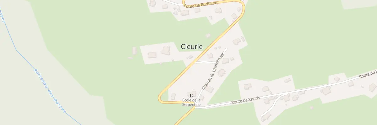 Plan du 1B Rte de Purifaing à Cleurie