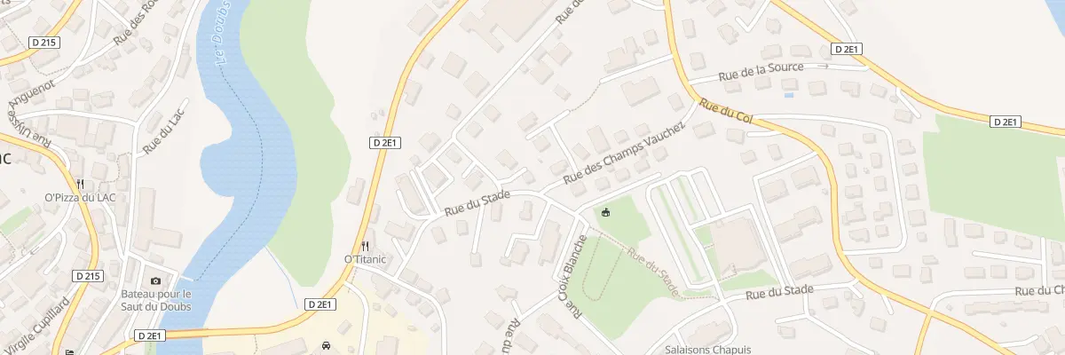 Plan du 7 Rue du Stade à Villers-le-Lac
