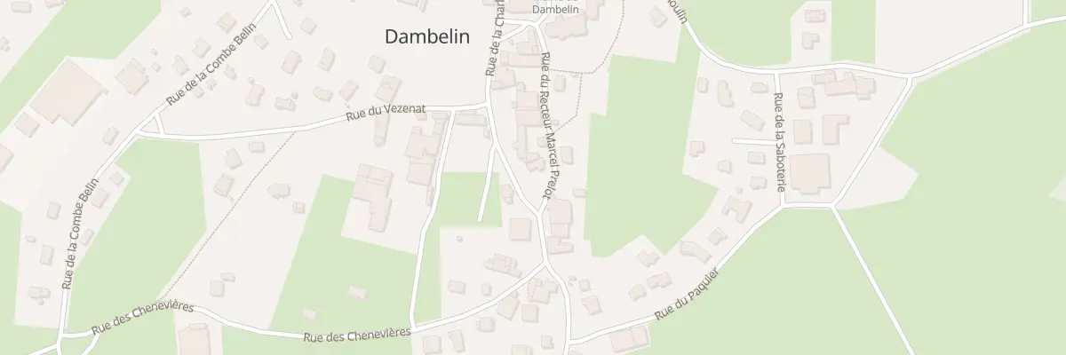 Plan du 14 Rue du Recteur Prelot à Dambelin