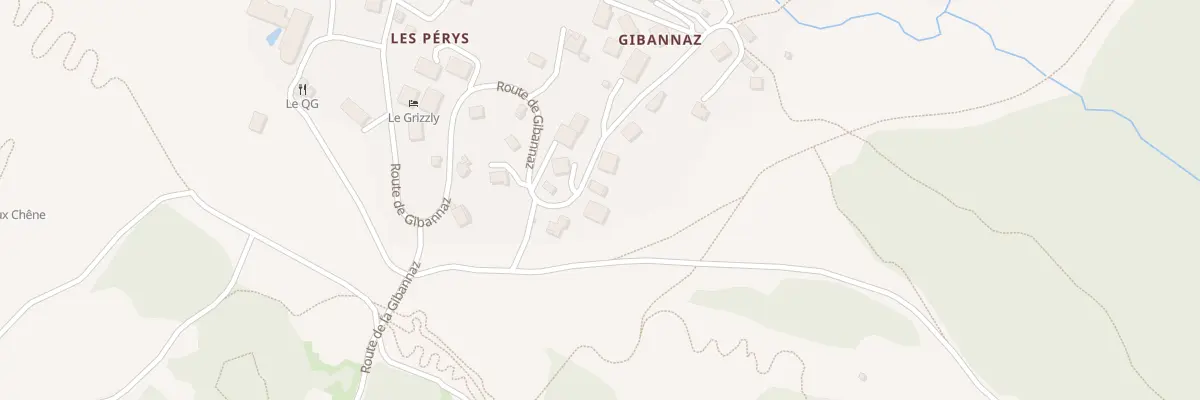 Plan du 798 Rte de Gibannaz aux Gets