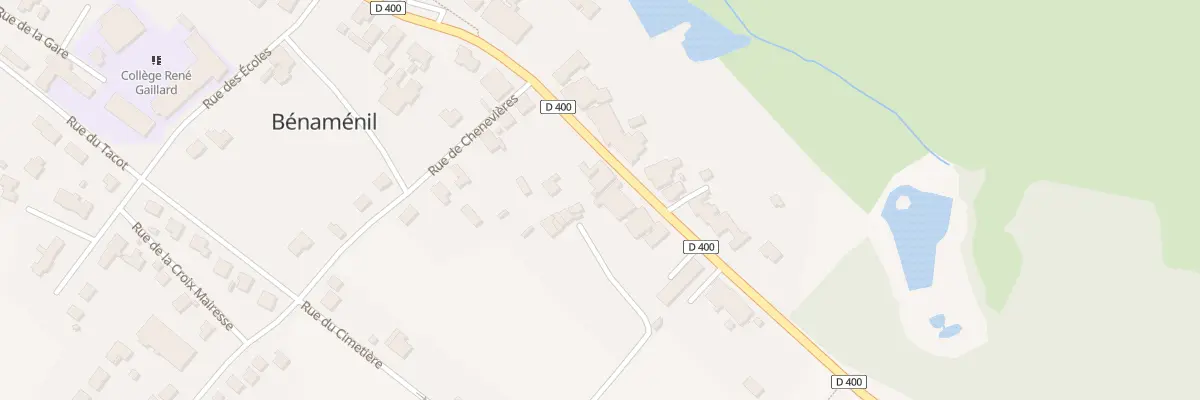 Plan du 116 Rue de la Libération à Bénaménil