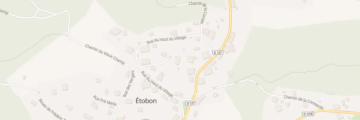 Plan du 5B Rte de Champagney à Étobon