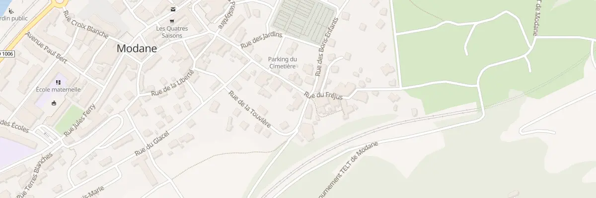 Plan du 75 Rue du fréjus à Modane