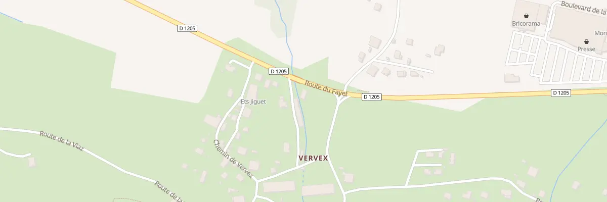 Plan du 1540 Rte du Fayet à Domancy