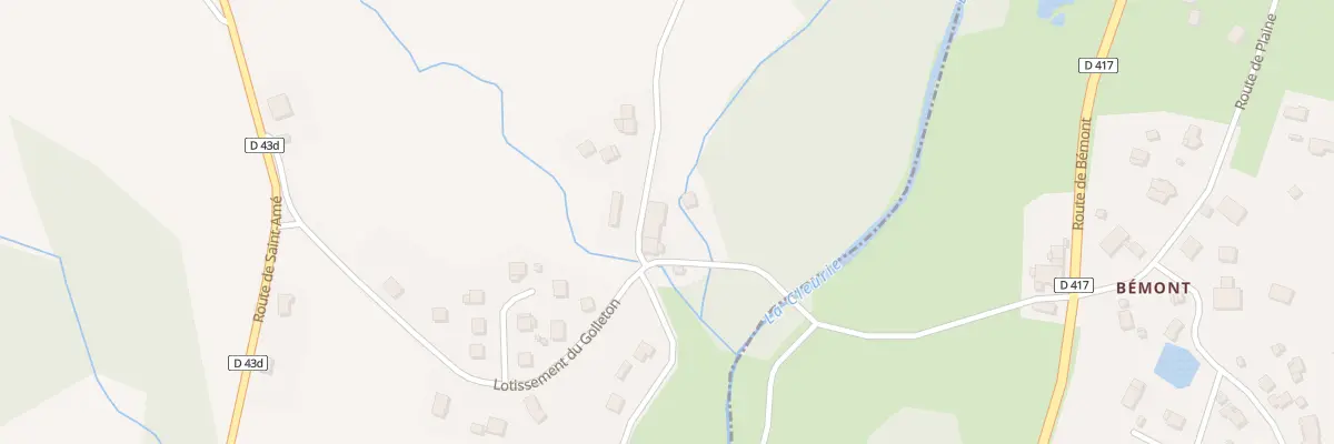 Plan du 1 Rte des Xattys à Cleurie