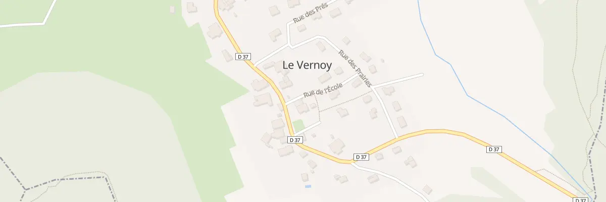Plan du 8 Rue de la Mairie au Vernoy