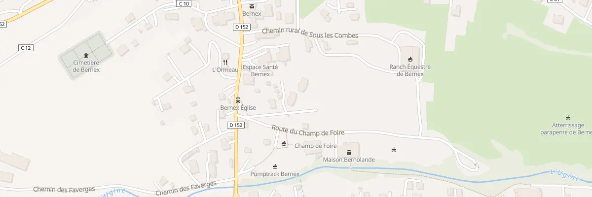 Plan du 17 Rte du Champ de Foire à Bernex
