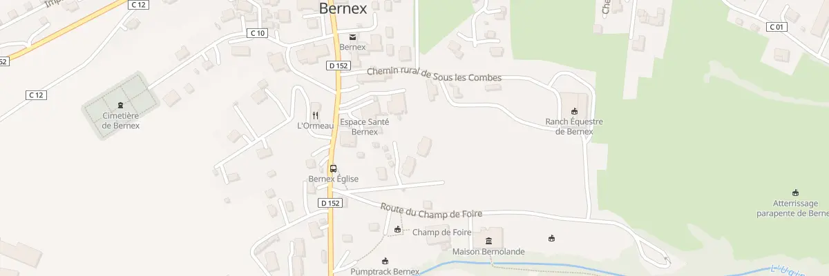 Plan du 19 Rte du Champ de Foire à Bernex
