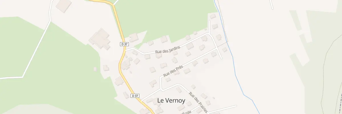 Plan du 8 Rue des Jardins au Vernoy