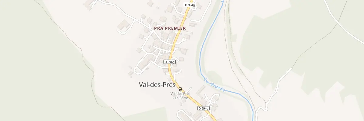 Plan du 5289 Clot des Aillauds à Val-des-Prés