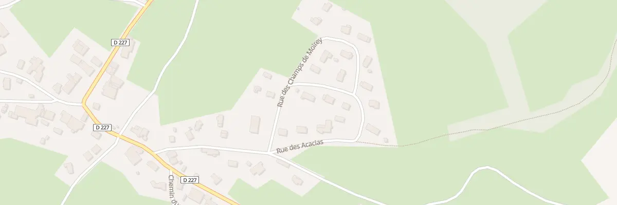 Plan du 14 Che des Champs des Moireys à Goux-lès-Dambelin