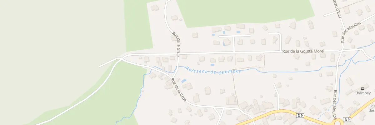 Plan du 14 Rue de la Grue à Champey