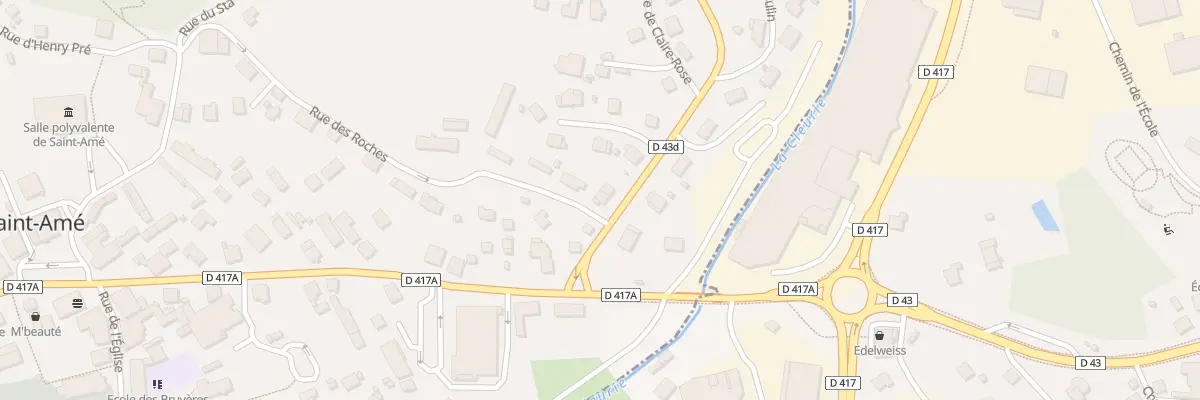 Plan du 2 Rue des Roches à Saint-Amé