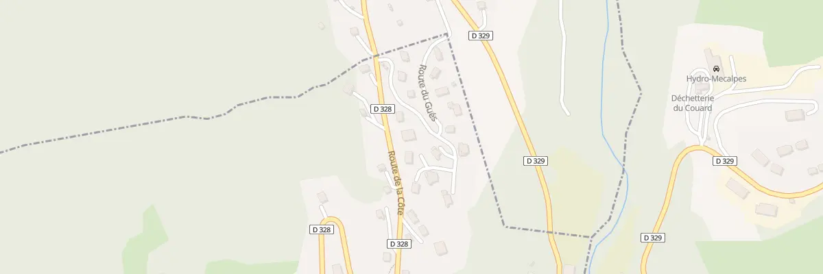 Plan du 114 Rte de la Merive à La Côte-d’Arbroz