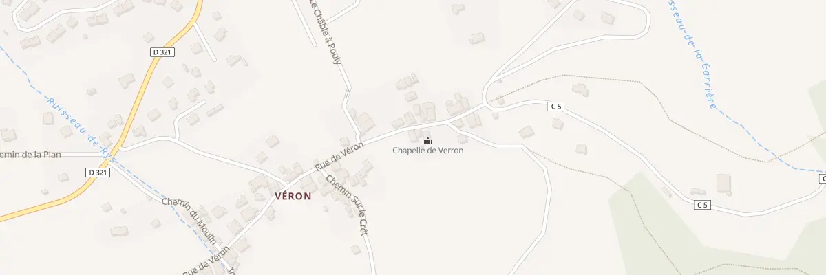 Plan du 5456 Veron à Lugrin