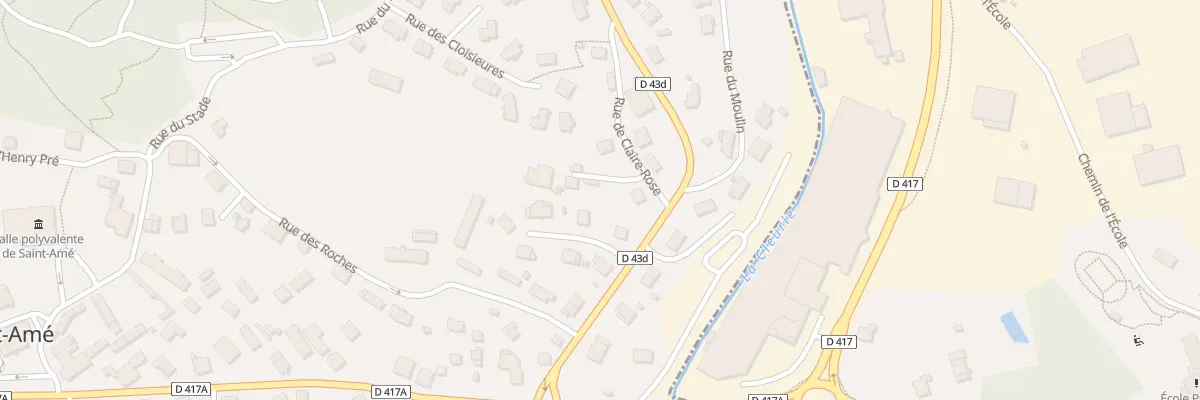 Plan du 3 Rue de Claire-rose à Saint-Amé