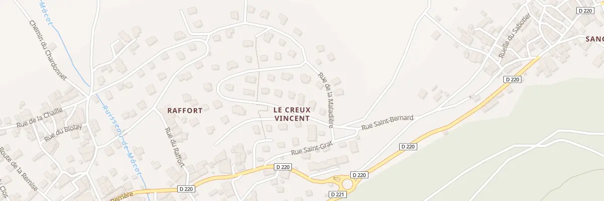Plan du 120 Rue Saint Bernard Macot à La Plagne Tarentaise