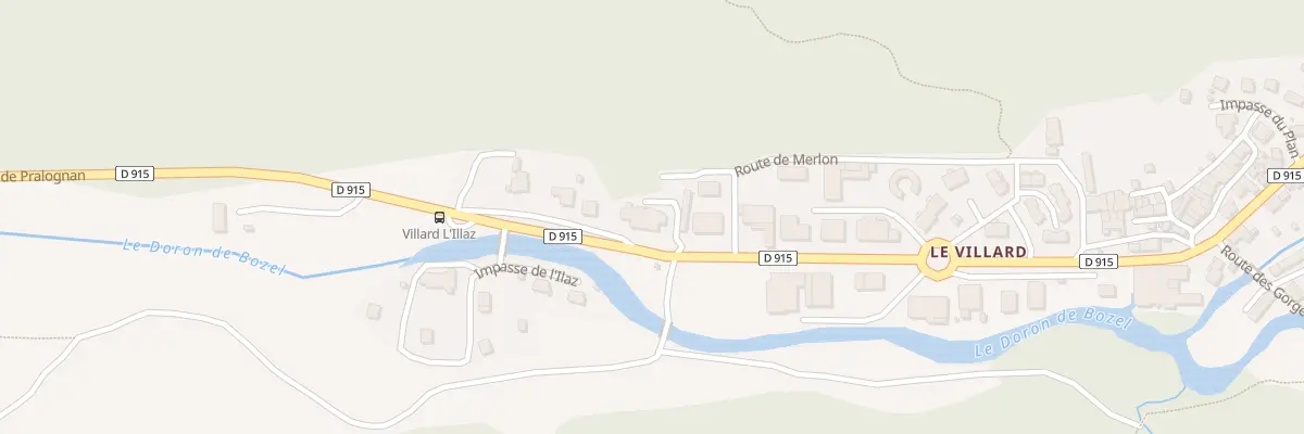 Plan du 1743 Rte de Pralognan à Planay