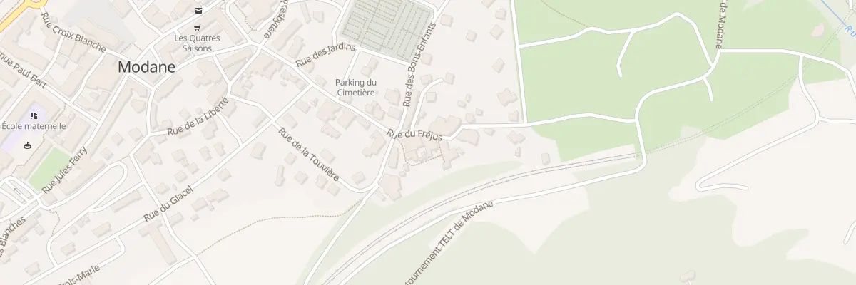 Plan du 29 Rue du fréjus à Modane