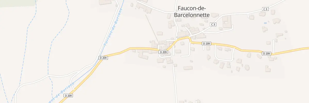 Plan du 103 Pl de la Mairie à Faucon-de-Barcelonnette