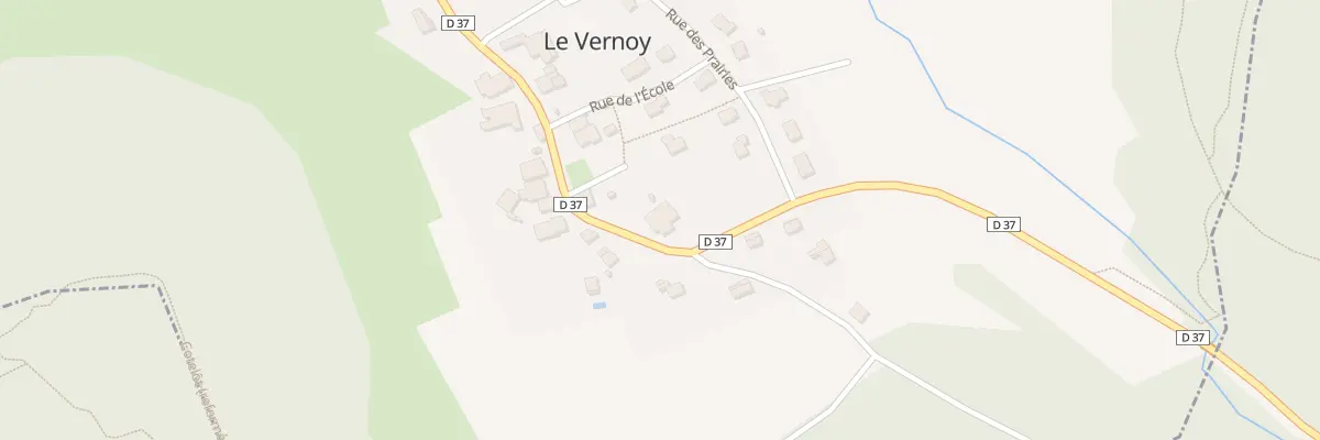 Plan du 2 Rue de la Mairie au Vernoy