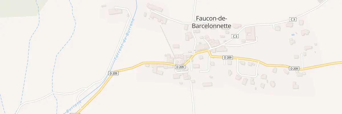 Plan du 115 Pl de la Mairie à Faucon-de-Barcelonnette