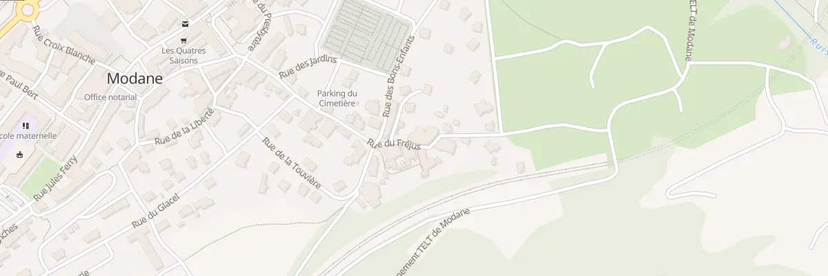 Plan du 8 Rue du fréjus à Modane