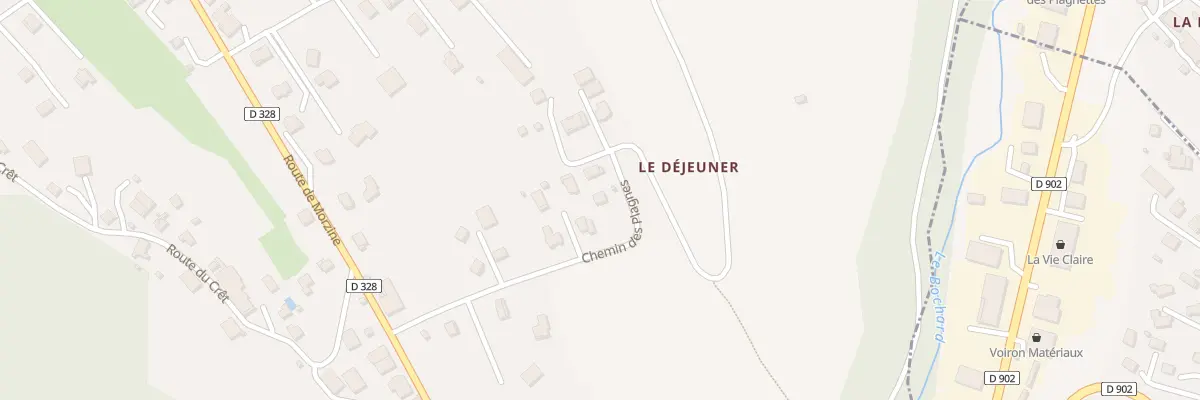 Plan du 261 Che des Plagnes à Essert-Romand
