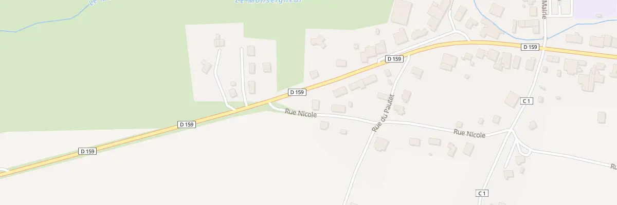 Plan du 1 Rue Nicole à Brû
