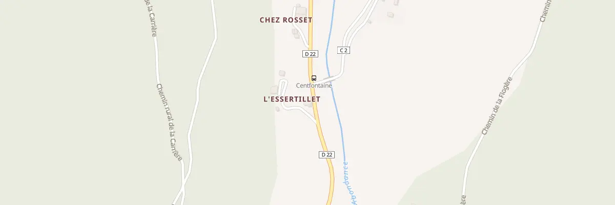 Plan du 8 Che de l’Essertillet à Bonnevaux