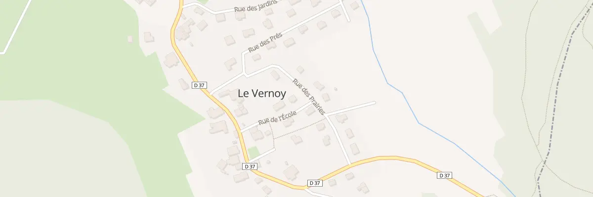 Plan du 2 Rue de l’École au Vernoy