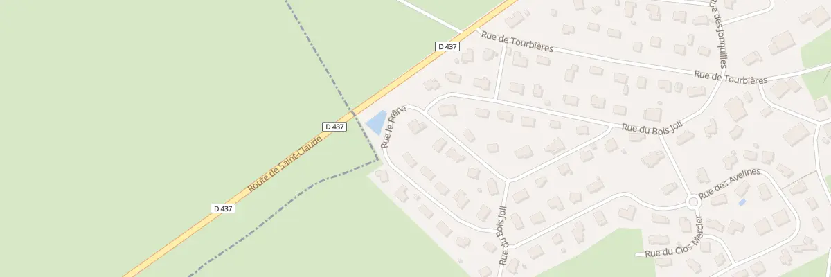 Plan du 24 Rue du Bois Joli à La Chenalotte