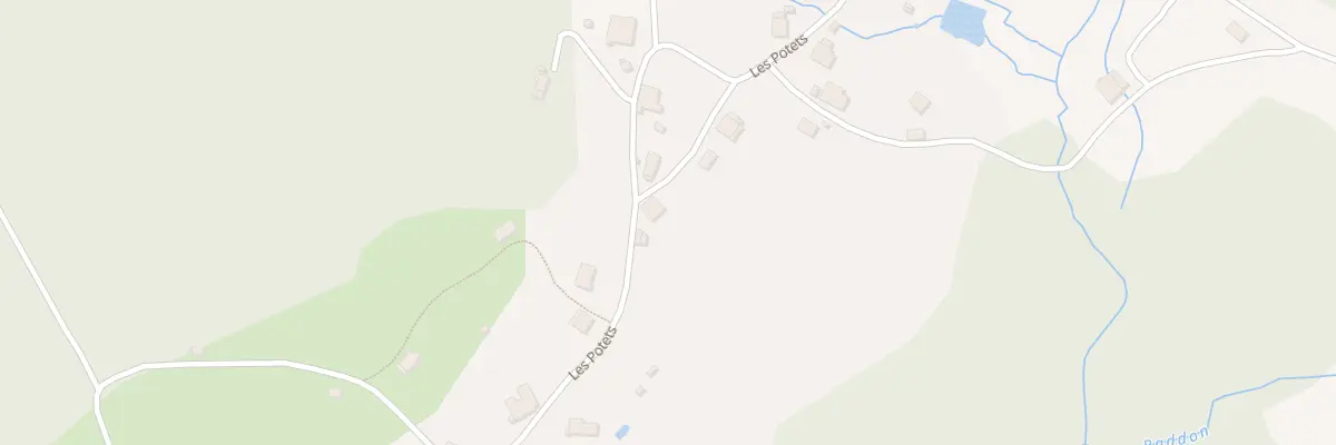 Plan du 280 Rue Les Potets à Fresse