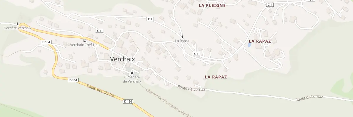 Plan du 41 Imp de la Fruitière à Verchaix