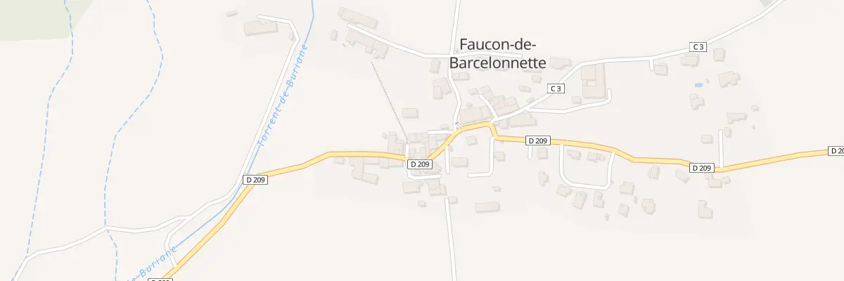 Plan du 5024 Le Village à Faucon-de-Barcelonnette