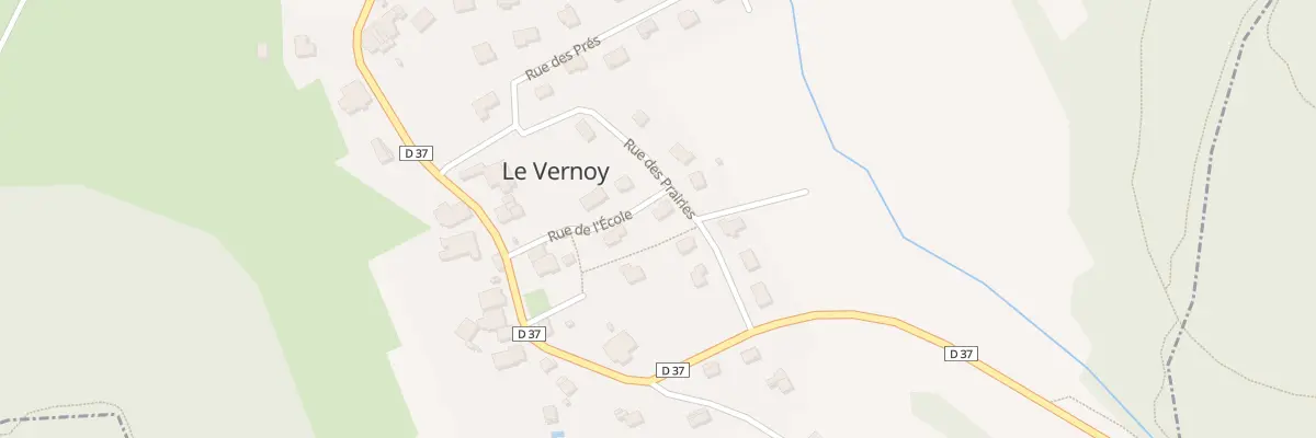 Plan du 1 Rue de l’École au Vernoy