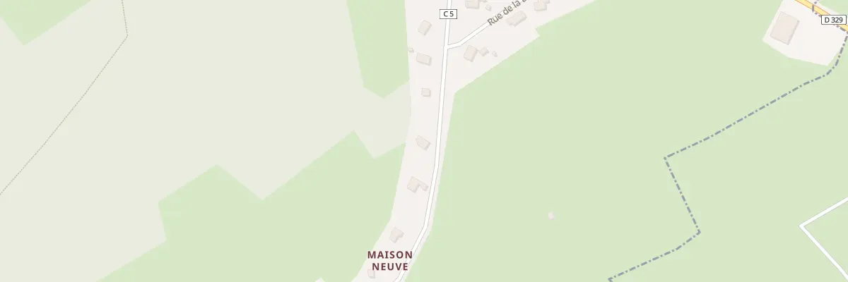 Plan du 16 Rue de la Boussotte au Bizot