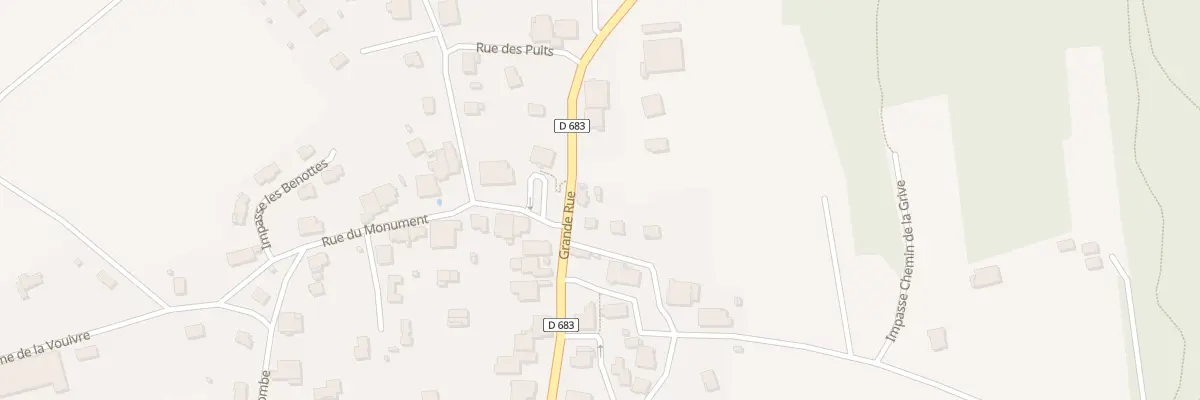 Plan du 38 Gr Grande Rue à Désandans