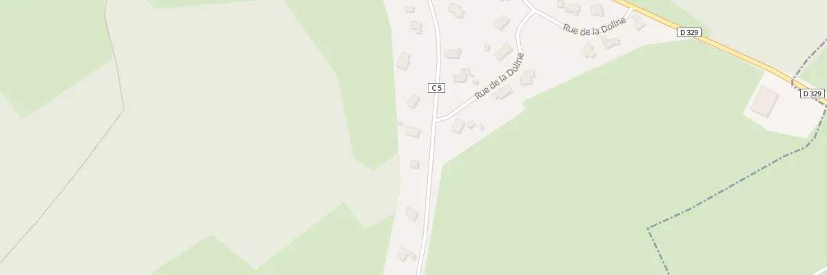 Plan du 12 Rue de la Boussotte au Bizot
