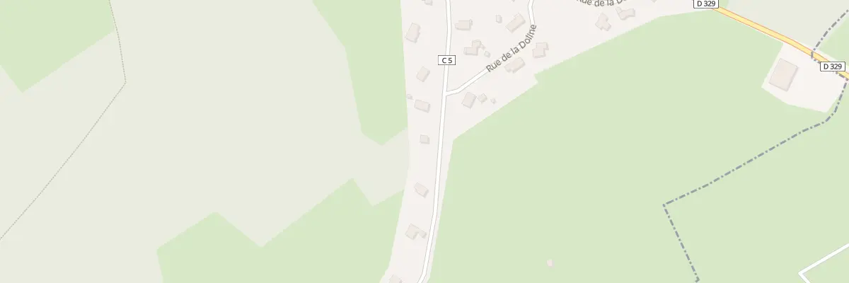 Plan du 14 Rue de la Boussotte au Bizot