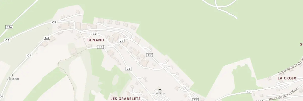 Plan du 205 Che du Chaudron à Bernex