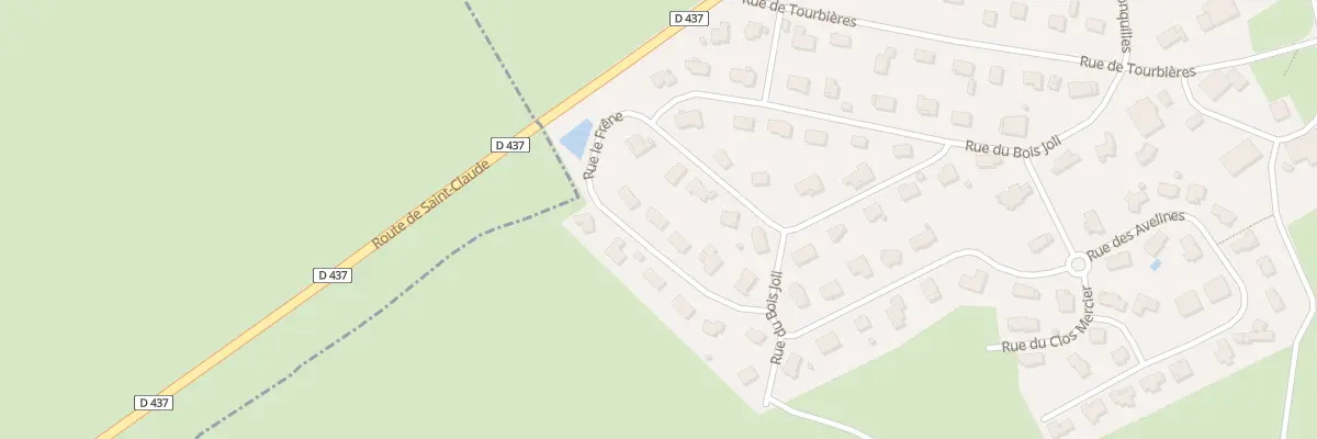 Plan du 3 Rue Le Frene à La Chenalotte